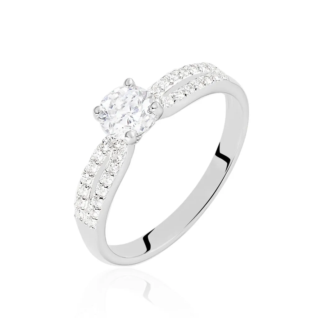 Histoire D'Or Bague Solitaire Solitea Argent Blanc Oxyde De Zirconium 3 Histoire D'Or Bague Solitaire Solitea Argent Blanc Oxyde De Zirconium
