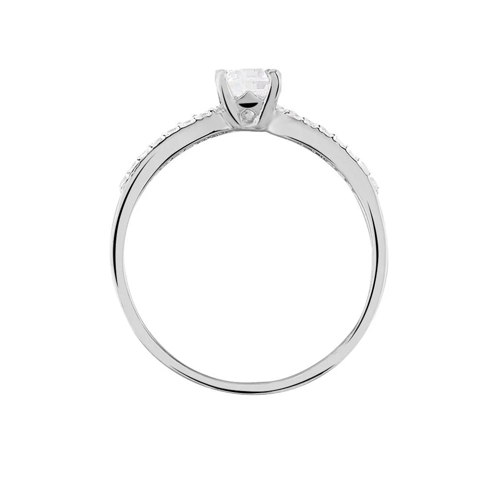 Histoire D'Or Bague Solitaire Solitea Argent Blanc Oxyde De Zirconium 5 Histoire D'Or Bague Solitaire Solitea Argent Blanc Oxyde De Zirconium – Image 3