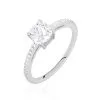Histoire D'Or Bague Solitaire Celina Argent Blanc Oxyde De Zirconium -Boucles d'oreilles Bracelet Soldes FADFBZW1HF master