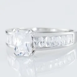 Histoire D'Or Bague Solitaire Aronn Argent Blanc Oxyde De Zirconium -Boucles d'oreilles Bracelet Soldes FADFBZW1SJ view3