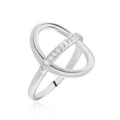 Histoire D'Or Bague Sabri Argent Oxydes De Zirconium