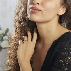 Histoire D'Or Bague Mechte Argent Oxydes De Zirconium 12 Histoire D'Or Bague Mechte Argent Oxydes De Zirconium -Boucles d'oreilles Bracelet Soldes FADFBZW1TH model0