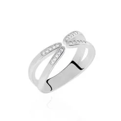 Histoire D'Or Bague Michee Argent Oxydes De Zirconium