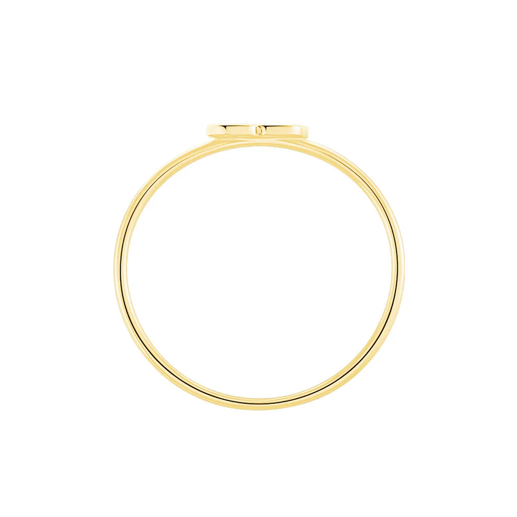 Histoire D'Or Bague Zena Argent Jaune Oxyde De Zirconium 5 Histoire D'Or Bague Zena Argent Jaune Oxyde De Zirconium – Image 3