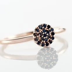 Histoire D'Or Bague Fares Argent Rose Spinelle -Boucles d'oreilles Bracelet Soldes FADFRAN001 view3