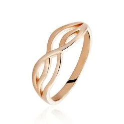 Histoire D'Or Bague Argent Rose Gabien