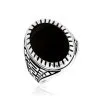 Histoire D'Or Bague Thimeo Argent Blanc Onyx