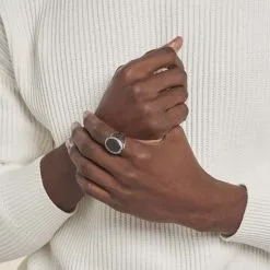 Histoire D'Or Bague Thimeo Argent Blanc Onyx 13 Histoire D'Or Bague Thimeo Argent Blanc Onyx -Boucles d'oreilles Bracelet Soldes FADHBNN002 model1