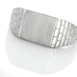 Histoire D'Or Chevalière Argent Blanc Corentyn -Boucles d'oreilles Bracelet Soldes FADHBW0042 view3