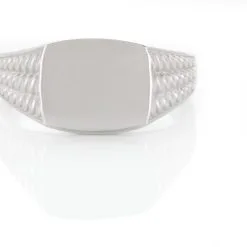 Histoire D'Or Chevalière Argent Blanc Charites -Boucles d'oreilles Bracelet Soldes FADHBW0048 view3