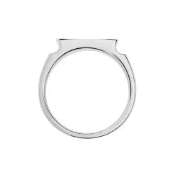 Histoire D'Or Chevalière Hosea Argent Blanc -Boucles d'oreilles Bracelet Soldes FAHFAW0006 view2