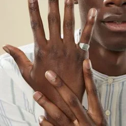 Histoire D'Or Chevalière Cillian Argent Blanc -Boucles d'oreilles Bracelet Soldes FAHFBW0129 model0