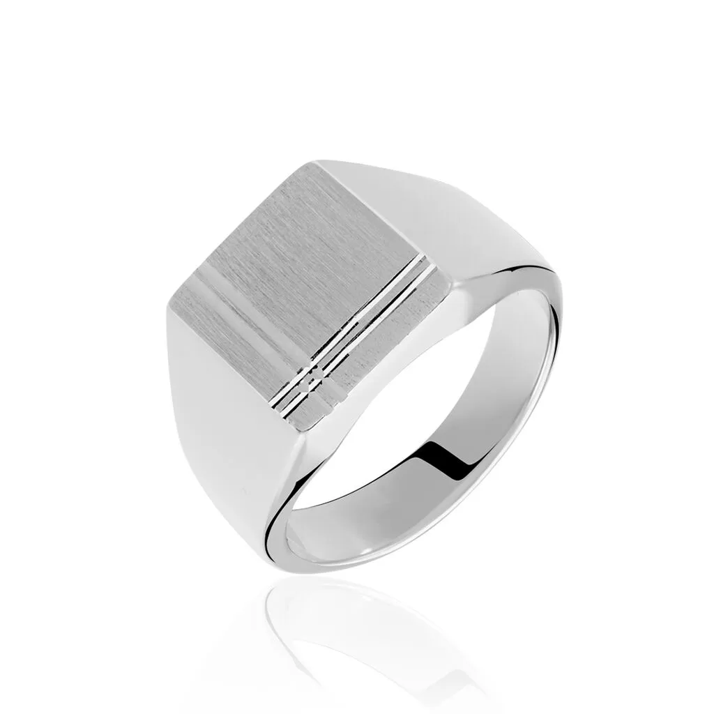 Histoire D'Or Chevalière Cillian Argent Blanc 3 Histoire D'Or Chevalière Cillian Argent Blanc