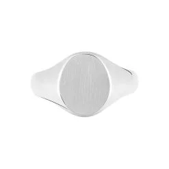 Histoire D'Or Chevalière Karl Argent Blanc -Boucles d'oreilles Bracelet Soldes FAHFBW0134 view1