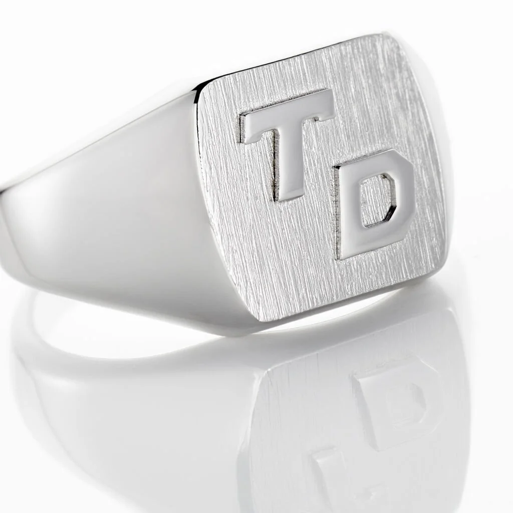 Histoire D'Or Chevaliere Argent Gringoire Carree 6 Histoire D'Or Chevaliere Argent Gringoire Carree – Image 4