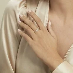 Histoire D'Or Chevalière Narva Argent Blanc -Boucles d'oreilles Bracelet Soldes FAHFBW0143 model1