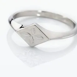 Histoire D'Or Chevalière Narva Argent Blanc -Boucles d'oreilles Bracelet Soldes FAHFBW0143 view3