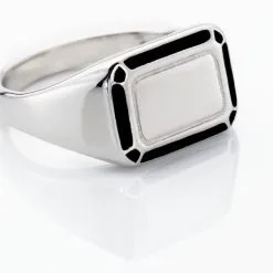 Histoire D'Or Chevalière Manny Argent Blanc -Boucles d'oreilles Bracelet Soldes FAHHAW0144 view3