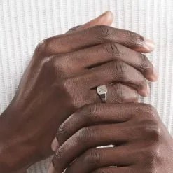 Histoire D'Or Chevalière Kaden Argent Blanc Oxyde De Zirconium Noir 13 Histoire D'Or Chevalière Kaden Argent Blanc Oxyde De Zirconium Noir -Boucles d'oreilles Bracelet Soldes FAHHAZN001 model1