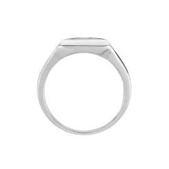 Histoire D'Or Chevalière Argent Blanc Sami -Boucles d'oreilles Bracelet Soldes FAHHBW0349 view2