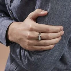 Histoire D'Or Chevalière Argent Argent Teofilo -Boucles d'oreilles Bracelet Soldes FAHHBW0351 model1