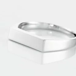 Histoire D'Or Chevalière Melvin Argent Blanc -Boucles d'oreilles Bracelet Soldes FAHHBW0355 view3