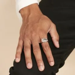 Histoire D'Or Chevalière Robin Argent Blanc -Boucles d'oreilles Bracelet Soldes FAHHBW0356 model0