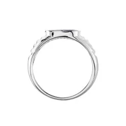 Histoire D'Or Chevalière Argent Blanc Calisto Lapis Lazuli -Boucles d'oreilles Bracelet Soldes FAHHBXB001 view2