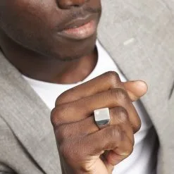 Histoire D'Or Chevalière Nataniel Argent Blanc Oxyde De Zirconium 9 Histoire D'Or Chevalière Nataniel Argent Blanc Oxyde De Zirconium -Boucles d'oreilles Bracelet Soldes FAHHBZW010 model0