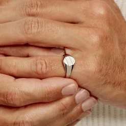 Histoire D'Or Chevalière Kety Argent Blanc -Boucles d'oreilles Bracelet Soldes FAHMBW0106 model2