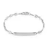 Histoire D'Or Bracelet Identité Carrus Argent Blanc -Boucles d'oreilles Bracelet Soldes FAIFBW0137 master