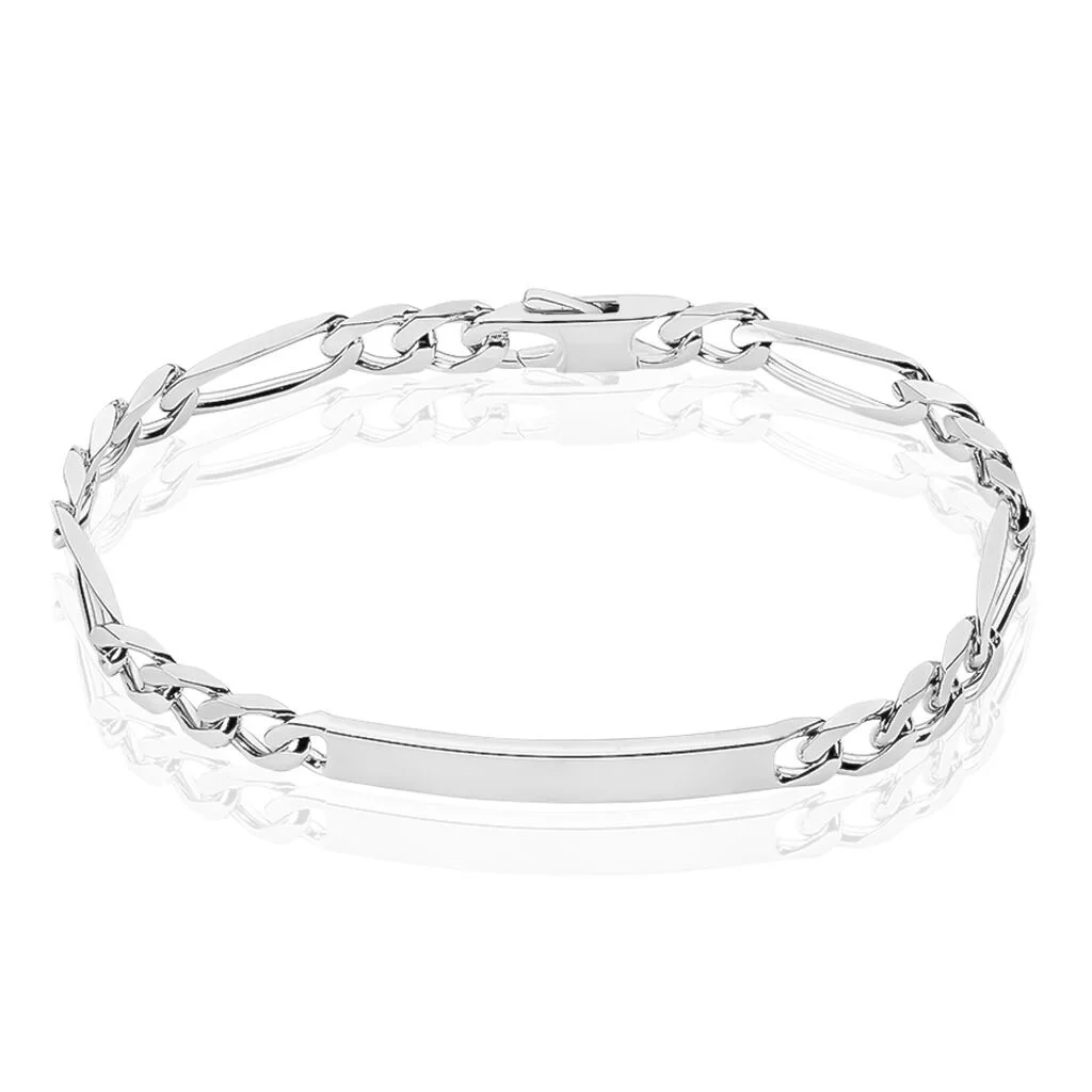 Histoire D'Or Bracelet Identité Vivian Argent Blanc 3 Histoire D'Or Bracelet Identité Vivian Argent Blanc