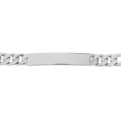 Histoire D'Or Bracelet Identité Casper Maille Gourmette Argent Blanc -Boucles d'oreilles Bracelet Soldes FAIFBW0145 view1