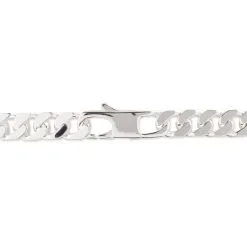 Histoire D'Or Bracelet Identité Casper Maille Gourmette Argent Blanc -Boucles d'oreilles Bracelet Soldes FAIFBW0145 view2