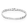 Histoire D'Or Bracelet Identité Casper Maille Gourmette Argent Blanc -Boucles d'oreilles Bracelet Soldes FAIHBW0003 master