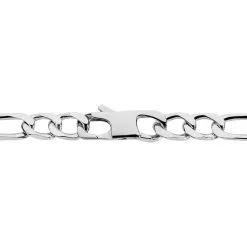 Histoire D'Or Bracelet Identité Vivian Maille Alternee 1/3 Argent Blanc -Boucles d'oreilles Bracelet Soldes FAIHBW0266 view2