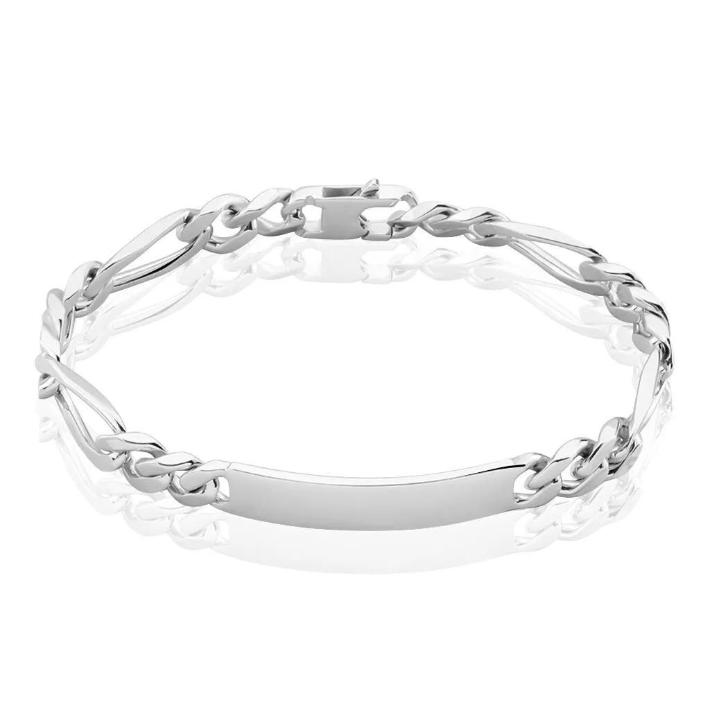 Histoire D'Or Bracelet Identité Argent Blanc Vivian 3 Histoire D'Or Bracelet Identité Argent Blanc Vivian