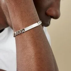 Histoire D'Or Bracelet Identité Vivian Argent Blanc -Boucles d'oreilles Bracelet Soldes FAIHBW0314 model1