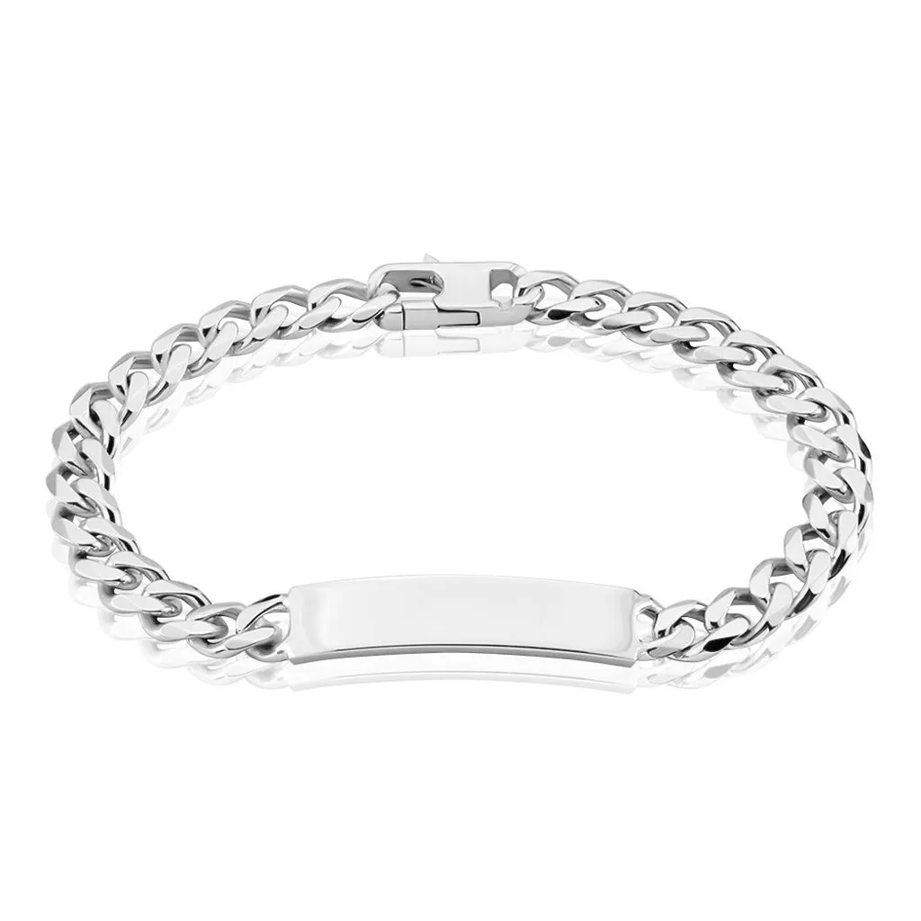 Histoire D'Or Bracelet Identité Casper Argent Blanc 3 Histoire D'Or Bracelet Identité Casper Argent Blanc