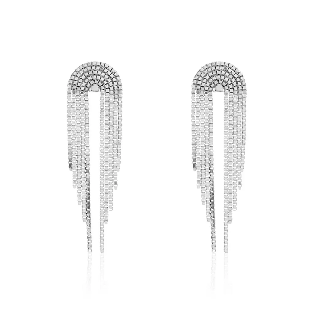 Histoire D'Or Boucles D'oreilles Pendantes Jakarta Argent Blanc 3 Histoire D'Or Boucles D'oreilles Pendantes Jakarta Argent Blanc