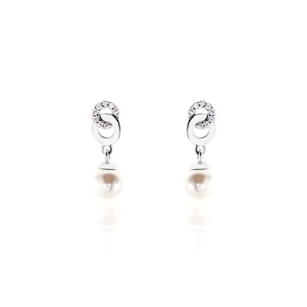 Histoire D'Or Boucles D'oreilles Pendantes Paqueretteae Argent Blanc Perle Culture 3 Histoire D'Or Boucles D'oreilles Pendantes Paqueretteae Argent Blanc Perle Culture