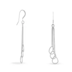 Histoire D'Or Boucles D'oreilles Pendantes Flat Argent Blanc 6 Histoire D'Or Boucles D'oreilles Pendantes Flat Argent Blanc -Boucles d'oreilles Bracelet Soldes FAOFBW001H view1