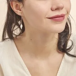 Histoire D'Or Boucles D'oreilles Pendantes Fabia Argent Blanc -Boucles d'oreilles Bracelet Soldes FAOFBW004P model0