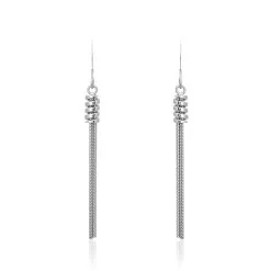 Histoire D'Or Boucles D'oreilles Pendantes Amaryllis Argent Blanc
