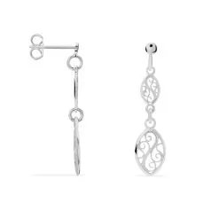 Histoire D'Or Boucles D'oreilles Pendantes Mahee Argent Blanc 7 Histoire D'Or Boucles D'oreilles Pendantes Mahee Argent Blanc -Boucles d'oreilles Bracelet Soldes FAOFBW00AE view1