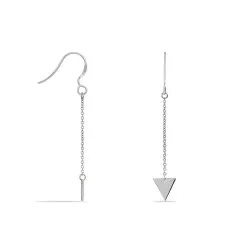 Histoire D'Or Boucles D'oreilles Pendantes Jane Argent Blanc -Boucles d'oreilles Bracelet Soldes FAOFBW00B9 view1