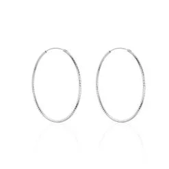 Histoire D'Or Créoles Argent Blanc Agathe -Boucles d'oreilles Bracelet Soldes FAOFBW00C7 view1