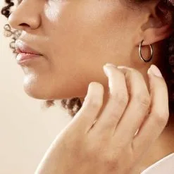 Histoire D'Or Créoles Argent Blanc Olympia -Boucles d'oreilles Bracelet Soldes FAOFBW00CB model0