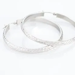 Histoire D'Or Créoles Argent Blanc Esmee 11 Histoire D'Or Créoles Argent Blanc Esmee -Boucles d'oreilles Bracelet Soldes FAOFBW00NG view3