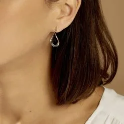 Histoire D'Or Créoles Argent Blanc Olivia -Boucles d'oreilles Bracelet Soldes FAOFBW00O4 model0